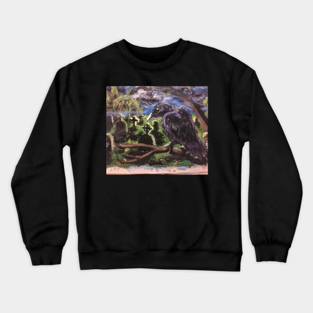 Graveyard Crewneck Sweatshirt by Lawless Illusions 